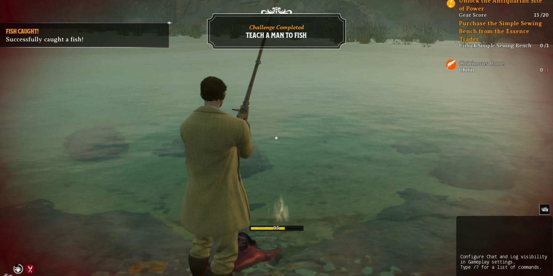 العندليب كيفية صيد السمك