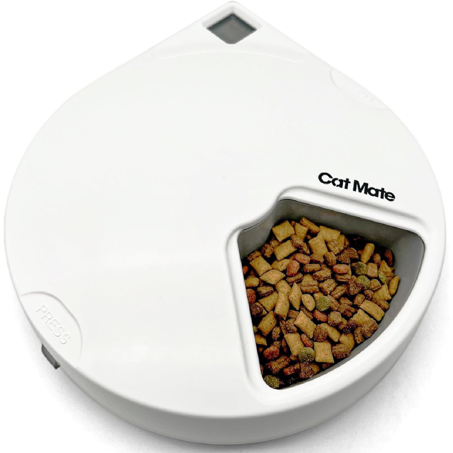 جهاز تغذية أوتوماتيكي رقمي من كات ميت C500 - 5 وجبات مع أكياس ثلج للقطط والكلاب الصغيرة