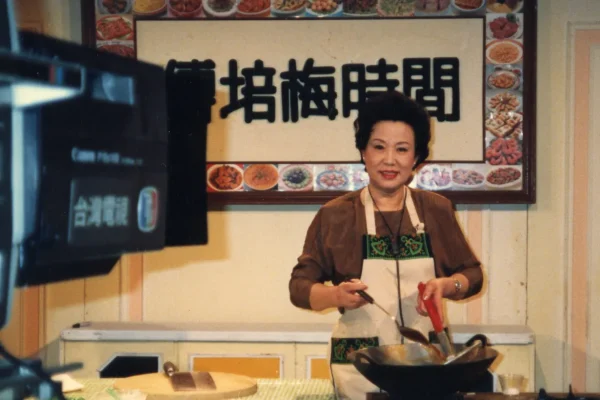 Fu Pei-mei on the set of her best-known television cooking program, “Fu Pei-mei Time